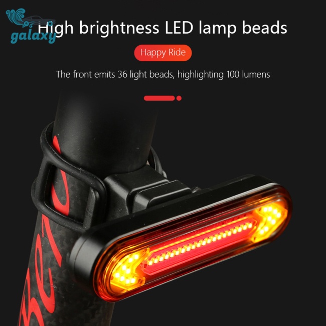 Galaxy Đèn Led Tín Hiệu Gắn Đuôi Xe Đạp Leo Núi Kèm Điều Khiển Từ Xa