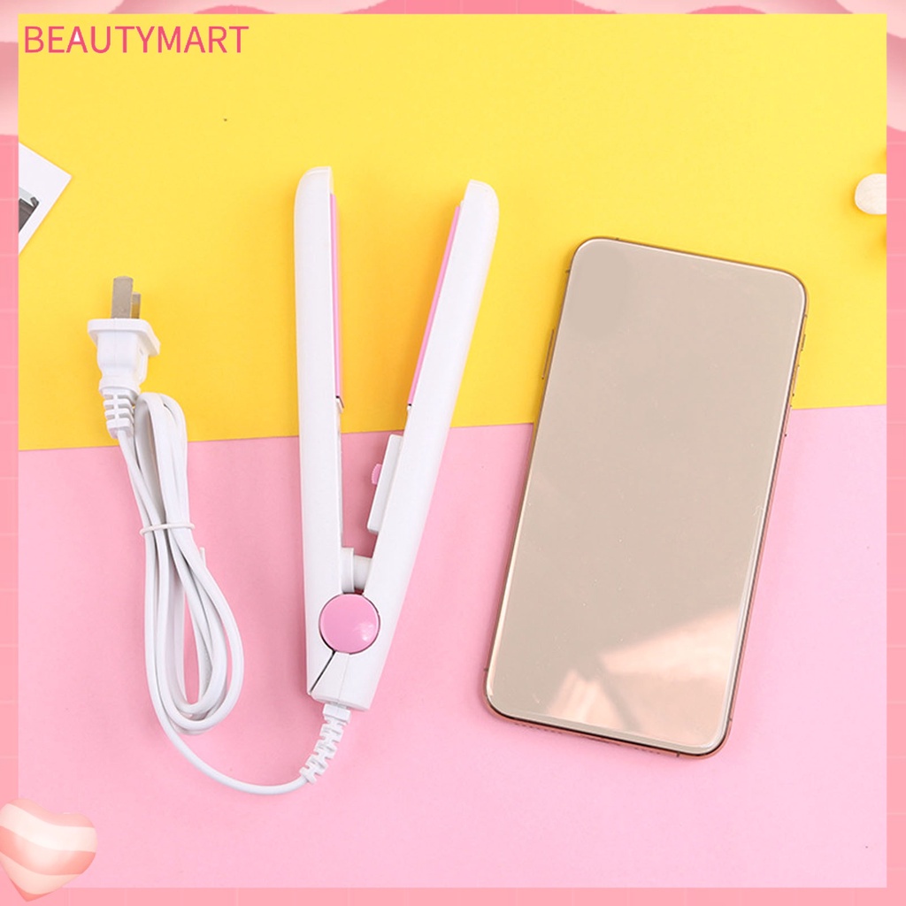 Máy Duỗi / Uốn / Duỗi Tóc Tráng Men Mini Nhanh Chóng Dễ Sử Dụng