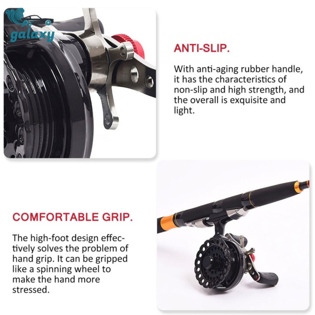 Máy Câu Cá galaxy Dws60 4 + 1bb 2.6: 1 65mm Chất Lượng Cao