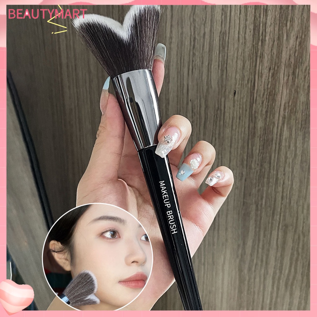 Cọ Trang Điểm Lông Mềm Chống Chảy Xệ Với Lông Chải Trái Tim Lớn Cho Salon Làm Đẹp