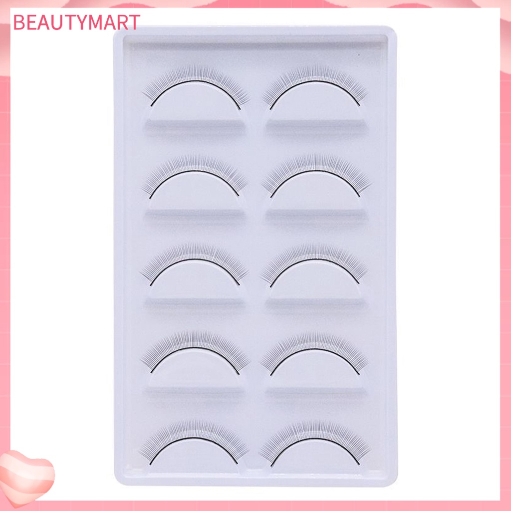 Hộp 5 Cặp Lông Mi Giả Thủ Công Mịn Mượt Dành Cho Luyện Tập Trang Điểm