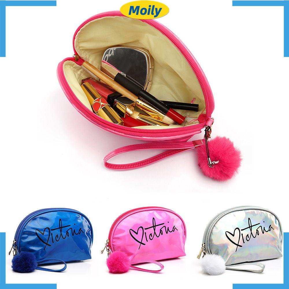 MOILYVN Túi Đựng Mỹ Phẩm Cỡ Lớn Màu Laser Tiện Dụng