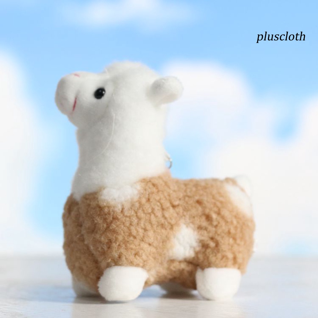 Móc Khóa Hình Lạc Đà Alpaca Nhồi Bông Đáng Yêu