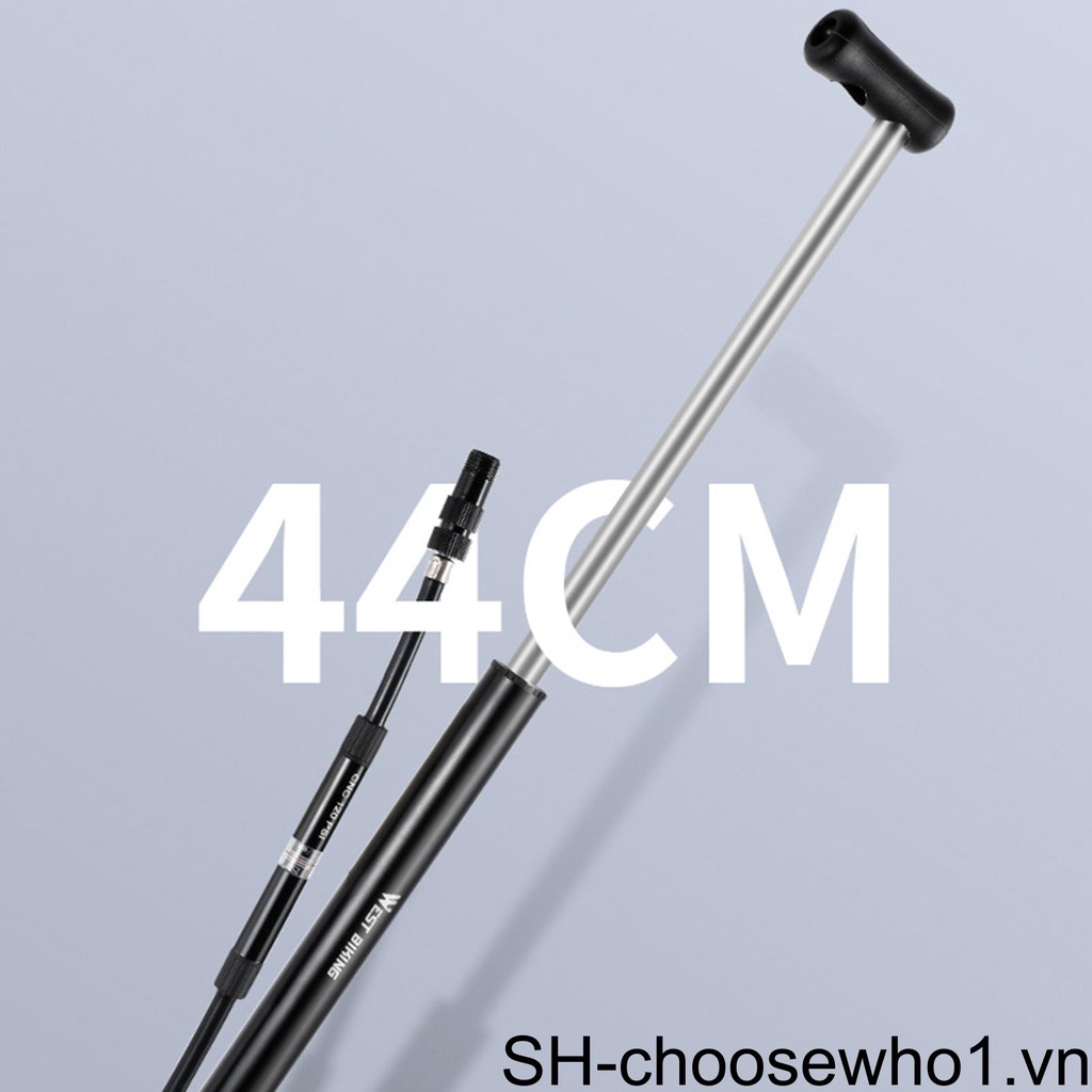 Bơm Xe Đạp Mini Bằng Hợp Kim Nhôm Siêu Bền Chất Lượng Cao