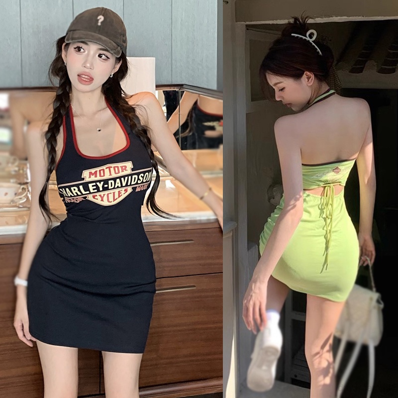 Đầm Ôm Hai Dây Phong Cách Hàn Quốc Quyến Rũ Dành Cho Nữ