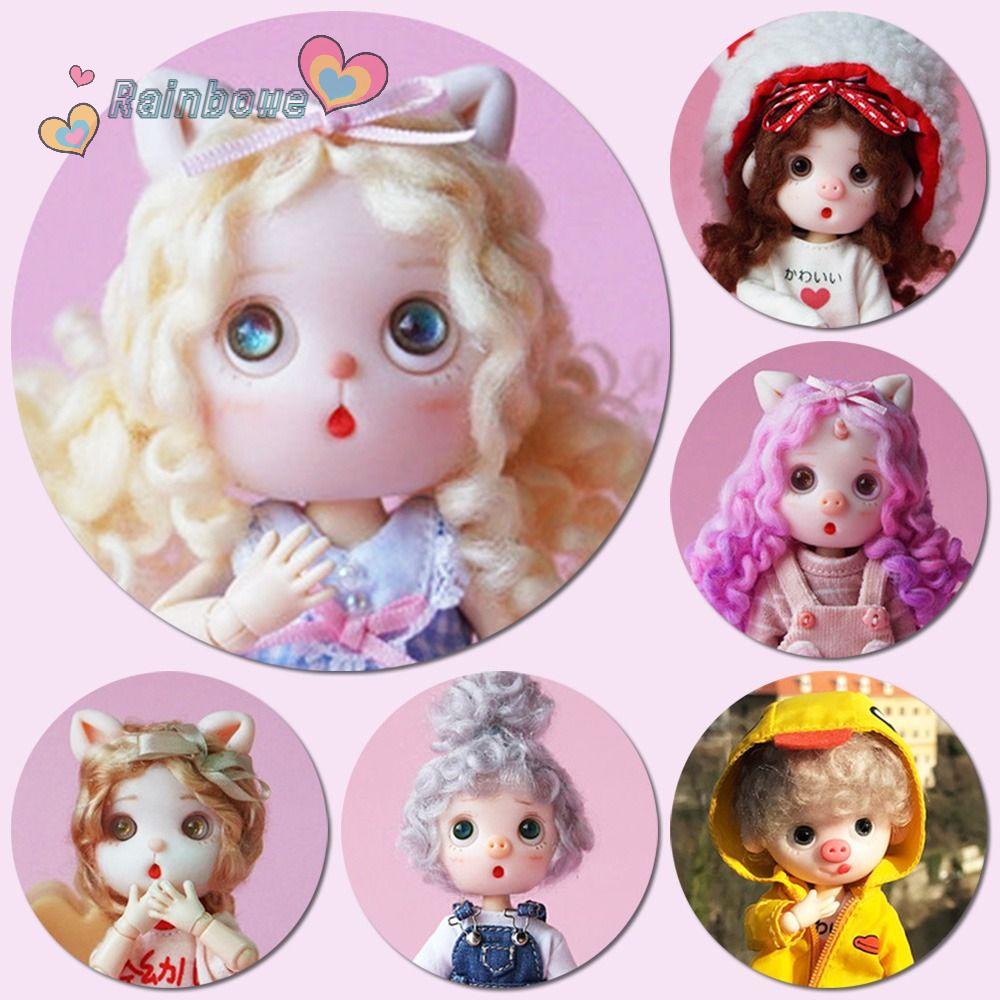 RAINBOW 1 Cặp Mắt Acrylic 8mm / 10mm Cho Búp Bê BJD / OB11