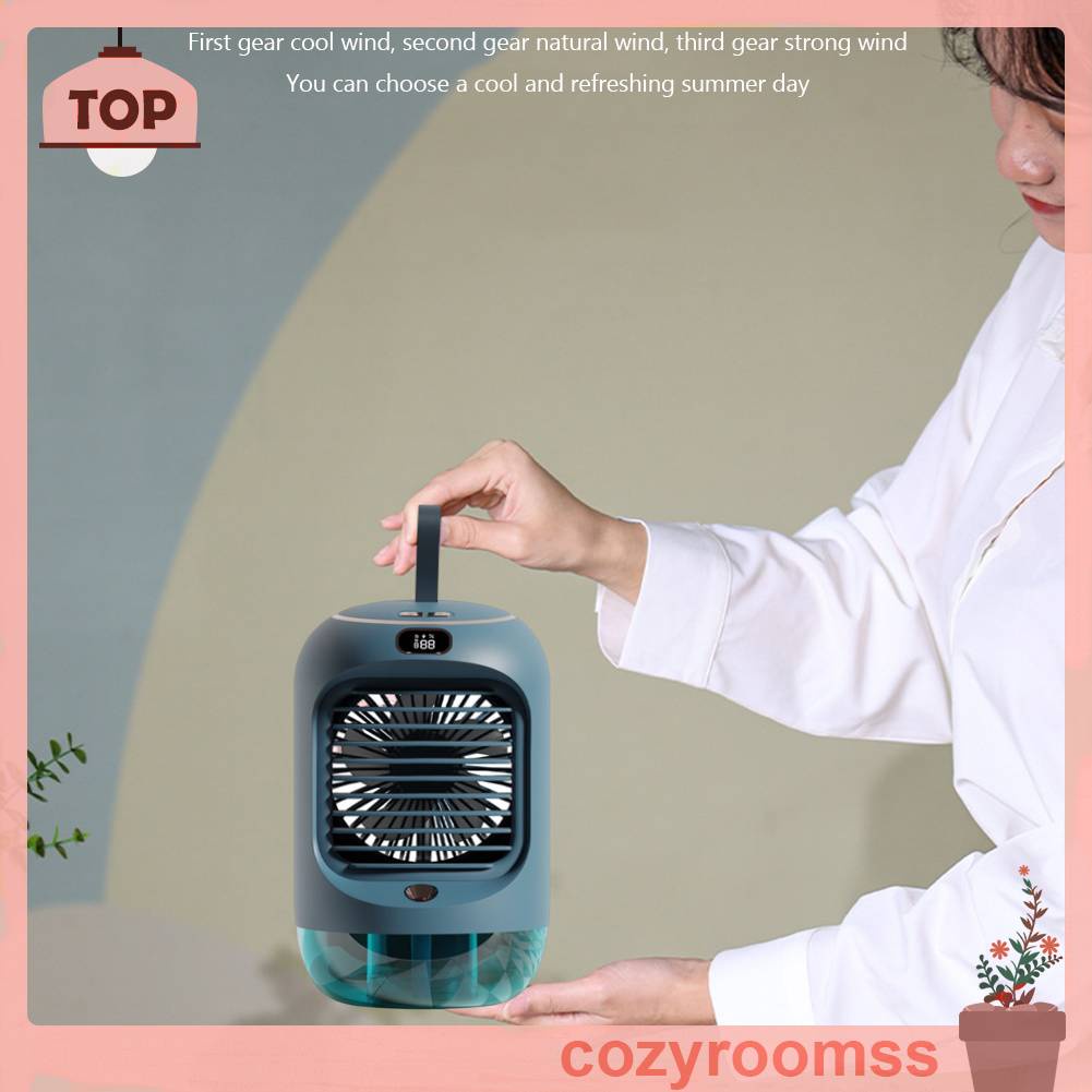 Quạt Điện Làm Mát 3600mah Không Ồn Nhỏ Gọn Tiện Dụng Cho Gia Đình