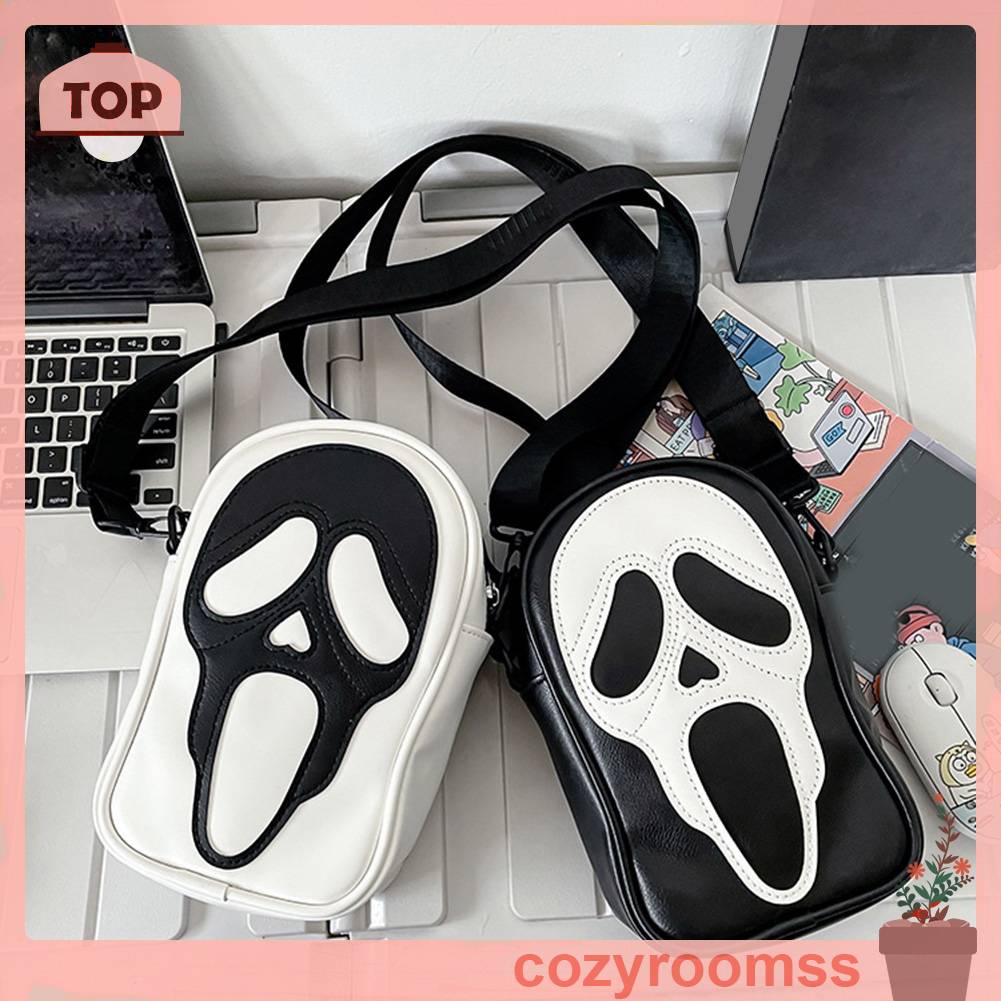 Túi Đeo Chéo Da PU Hình Quỷ Dễ Thương