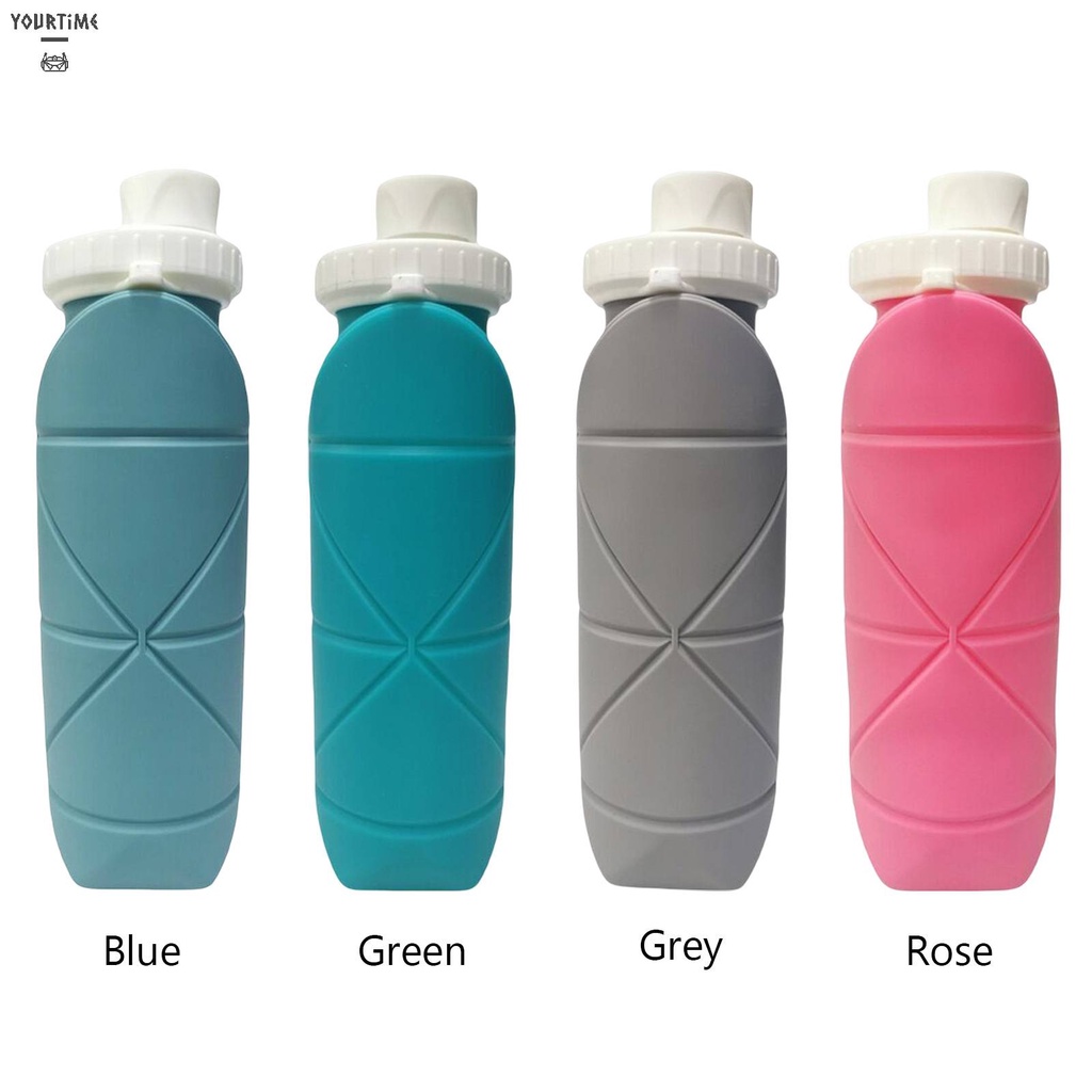 Bình Nước Thể Thao Bằng Silicone Có Thể Gấp Gọn Tiện Dụng