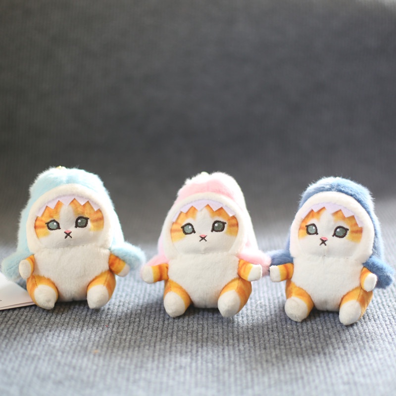 Móc Khóa Hình Cá Mập Nhồi Bông Dễ Thương
