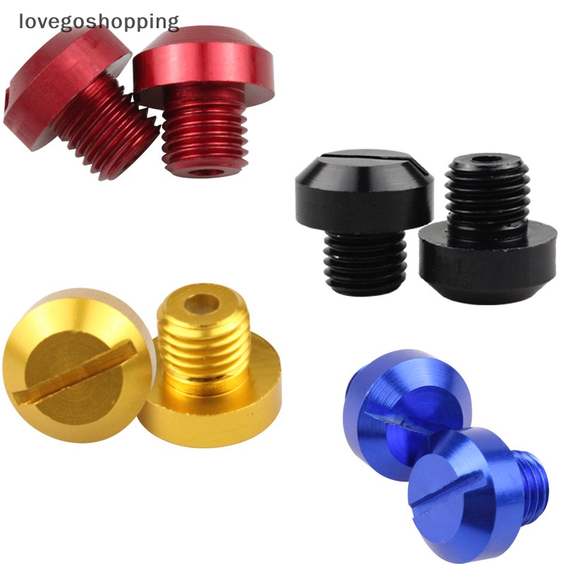 Bộ 2 Ốc Vít M10 Bằng Nhôm CNC Chuyên Dụng Cho Gương Chiếu Hậu Xe Mô Tô