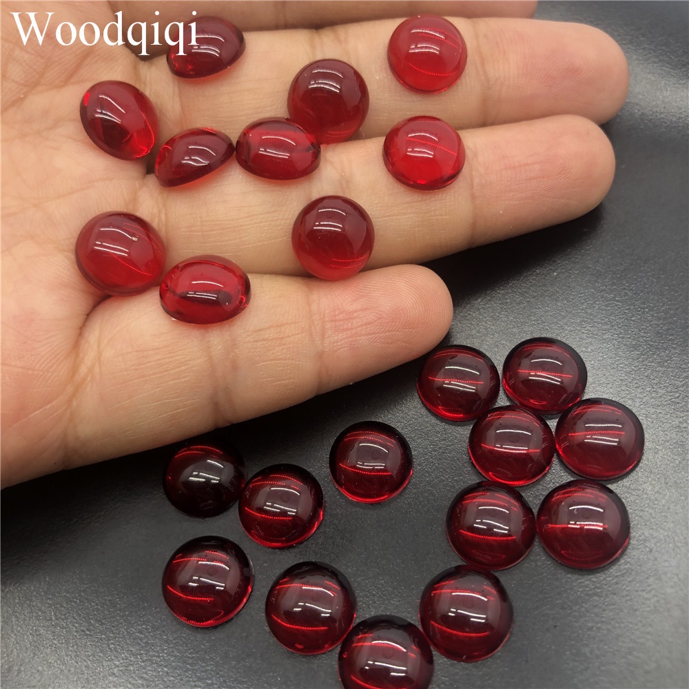 Set 50 Hạt Nhựa Mắt Mèo 6mm / 10mm Nhiều Màu Sắc Dùng Làm Trang Sức Thủ Công