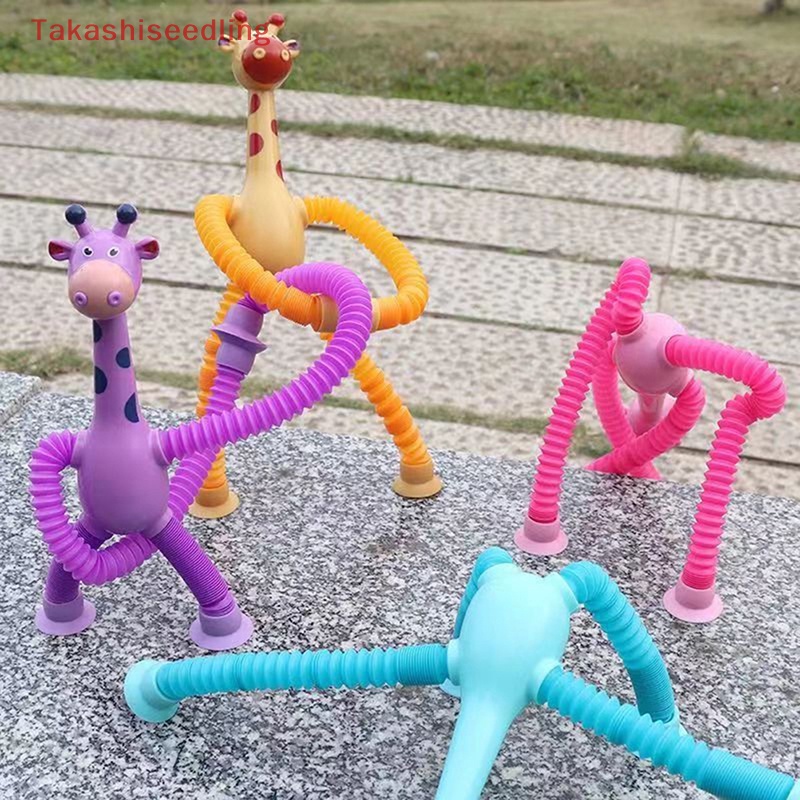 Đồ Chơi Ống Hút Hình Hươu Cao Cổ Giúp Giảm Căng Thẳng