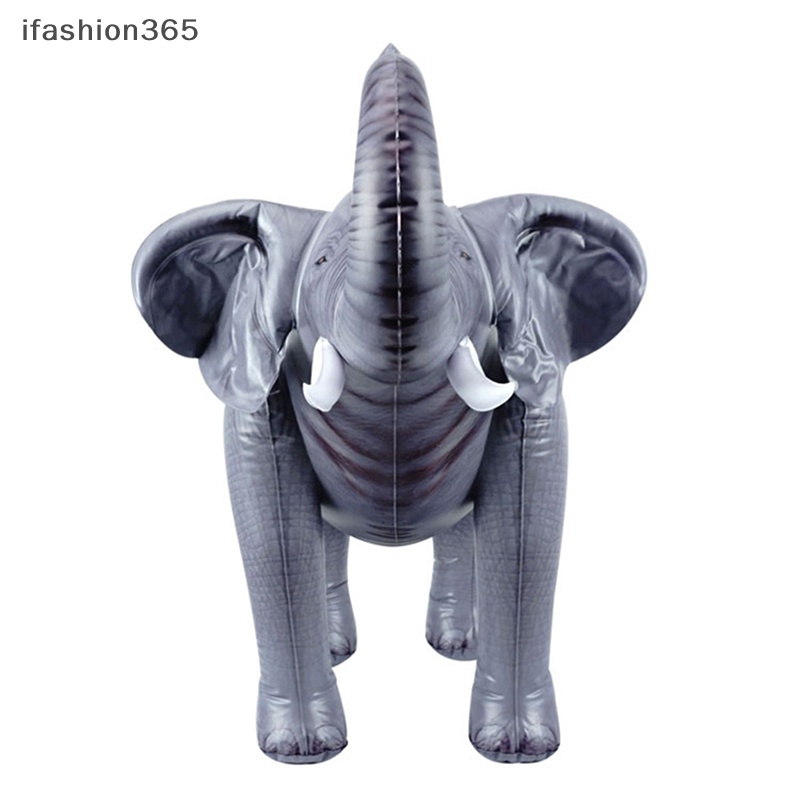 Bong Bóng PVC Bơm Hơi Hình Động Vật / Thỏ / Hươu Cao Cổ / Voi Dùng Làm Quà Tặng Cho Bé Ifashion3