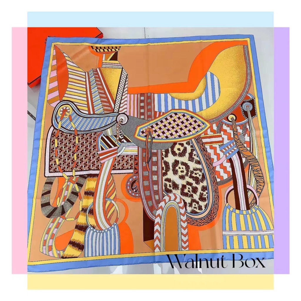 Khăn Choàng Lụa Đan Chéo Handmade Thời Trang Dành Cho Người Lớn Tuổi