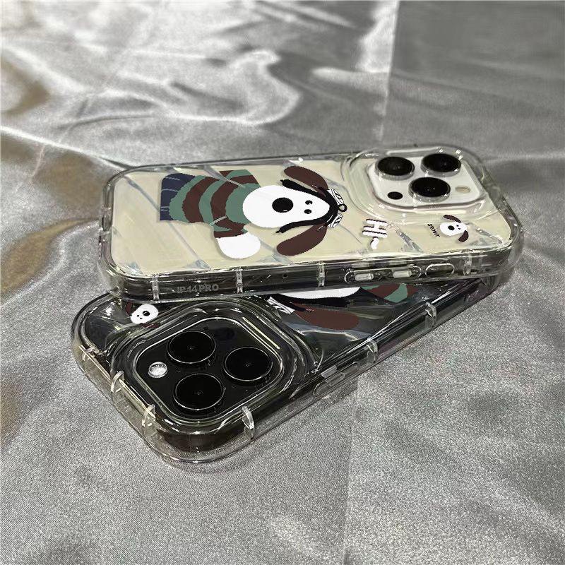 Ốp Điện Thoại Mềm Trong Suốt In Hình Chú Chó Dễ Thương Cho Iphone14promax HI / 13127sins / Palm 11 plus xr / 8 XD5O