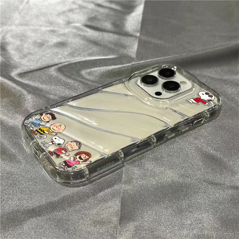 Ốp Điện Thoại Mềm Trong Suốt In Hình Snoopy Cho Iphone 14Promax 1312 / 11 7 / 8plus xr / sins O5X0