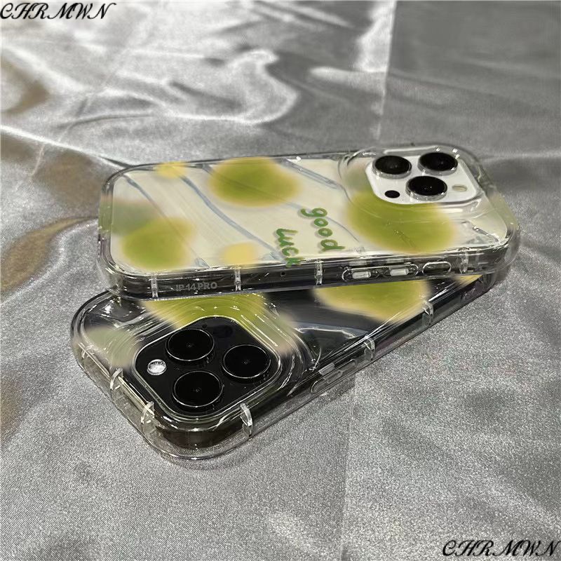 Ốp Điện Thoại Mềm Trong Suốt Họa Tiết Trái Tim Cho Iphone 14Promax 1312 / 11 7 / 8plus xr / sins VXYM