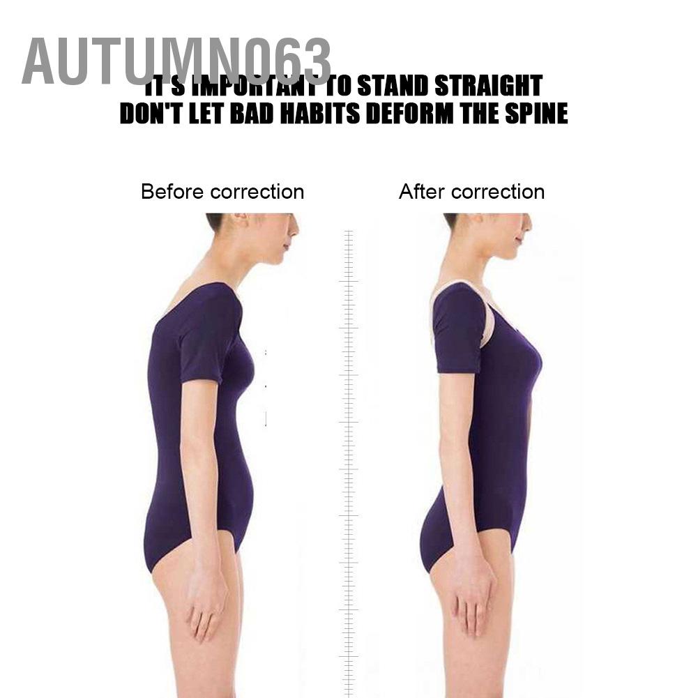 Autumn063 Dụng cụ chỉnh sửa tư thế Máy duỗi thẳng vai thoáng khí Nẹp lưng trên có thể điều