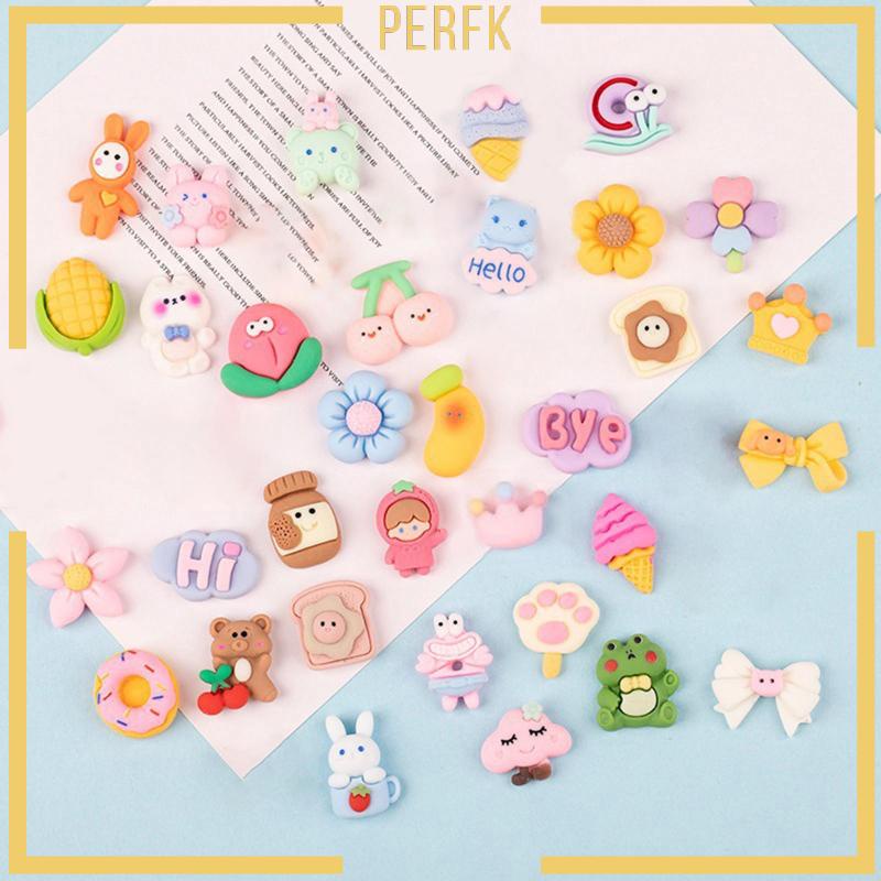 Set 4 Nút Nhựa 3D Dùng Để Làm Đồ Trang Sức / Điện Thoại