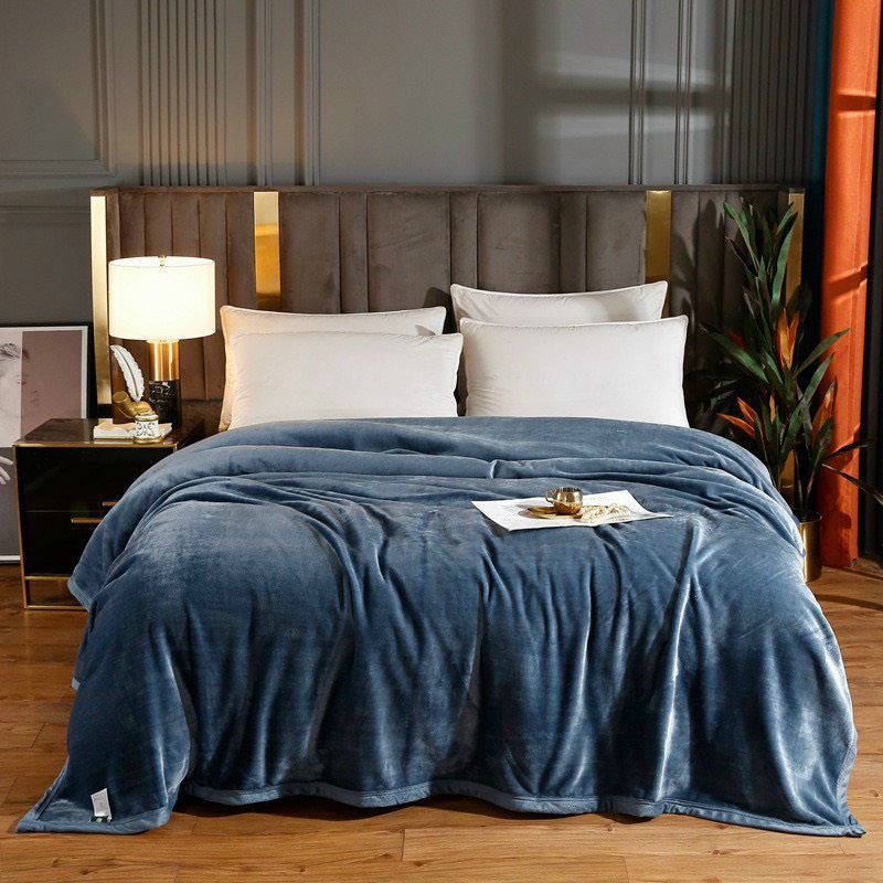Chăn Lông Tuyết Muji Cao Cấp hàng loại 1 kích thước 2mx2m2 nặng 1,7kg Siêu Mềm Mịn, chăn văn phòng.