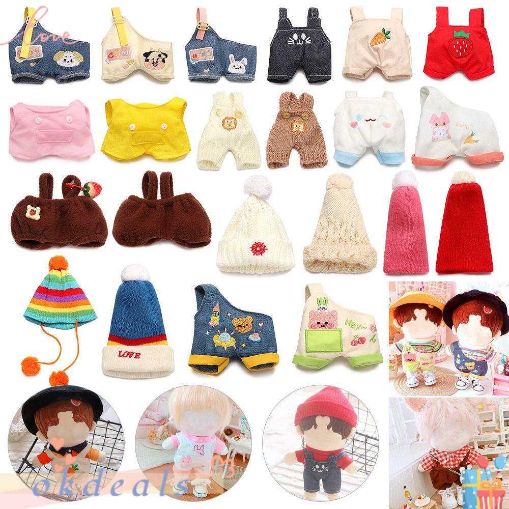 OKDEALS Quần Yếm Hoạt Hình Xinh Xắn Dành Cho Búp Bê 20cm