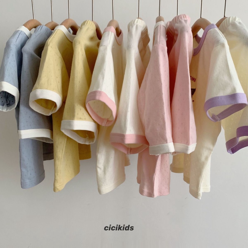 Bộ Đồ Ngủ Tay Ngắn Chất Cotton Thoáng Khí In Họa Tiết Hoạt Hình Dễ Thương Thời Trang Mùa Hè Cho Bé Trai Và Gái 5 Tuổi