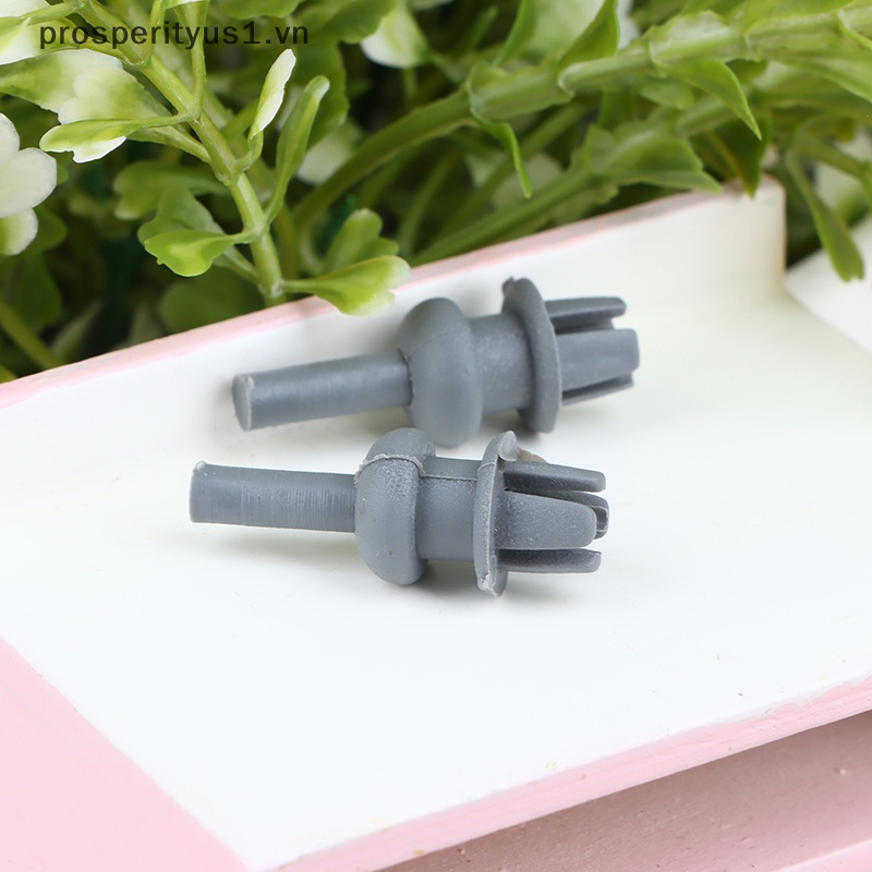 1 [prosperityus1] 10 Móc Nhựa Màu Xám Treo Dây Cáp Cho Thân Cây C2 C3 [VN]