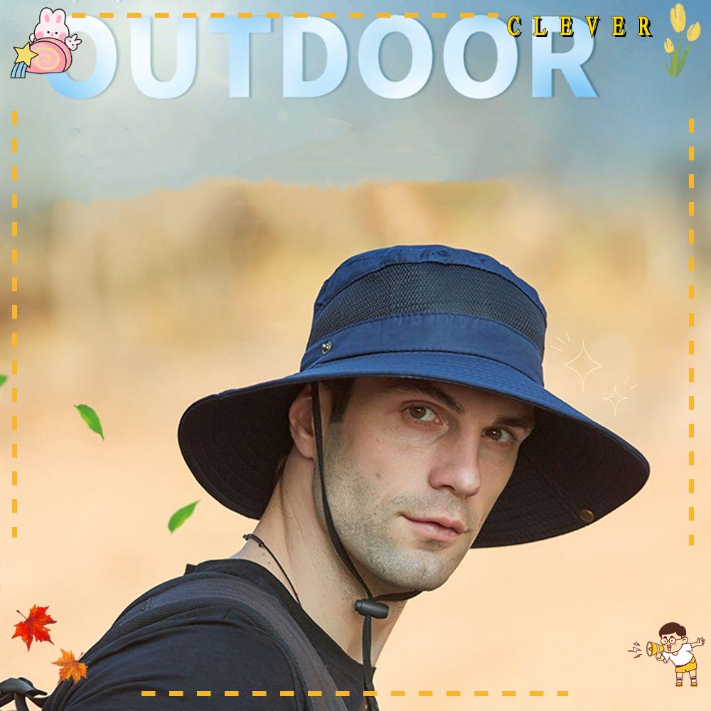 CLEVER Mũ Bucket Che Nắng Thoáng Khí Thời Trang Cho Nam Và Nữ