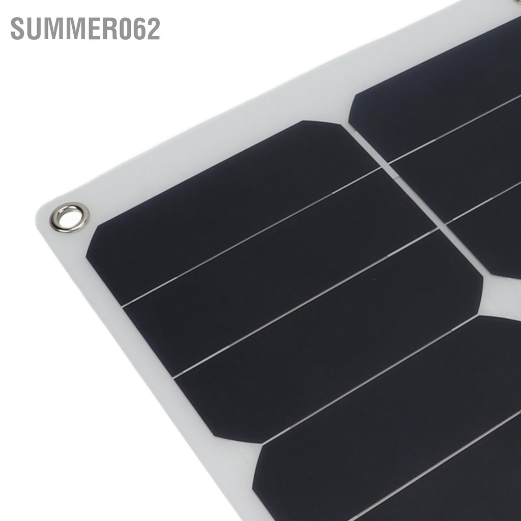 Summer062 Bảng Sạc Năng Lượng Mặt Trời 15W 5V Mini Di Động Polysilicon Bán Linh Hoạt Usb Điều Khiển Mô-đun Quang Điện