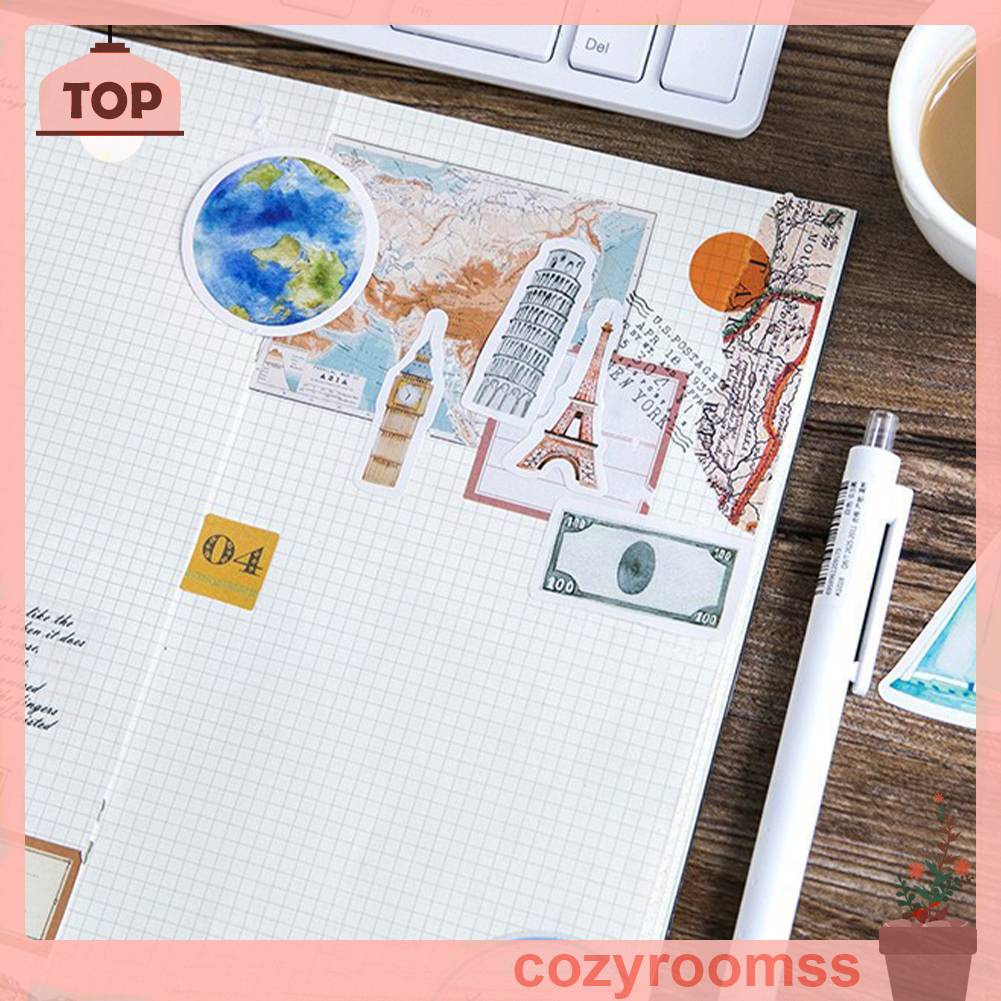 Hộp 46 Hình Dán One Person Trang Trí Sổ Tay DIY