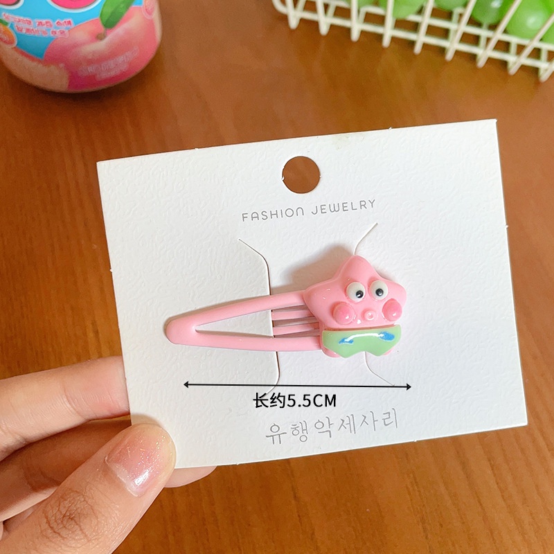 Hàng Mới Về Kẹp Tóc Mái Lượn Sóng Họa Tiết Hoạt Hình Dễ Thương Cho Nữ