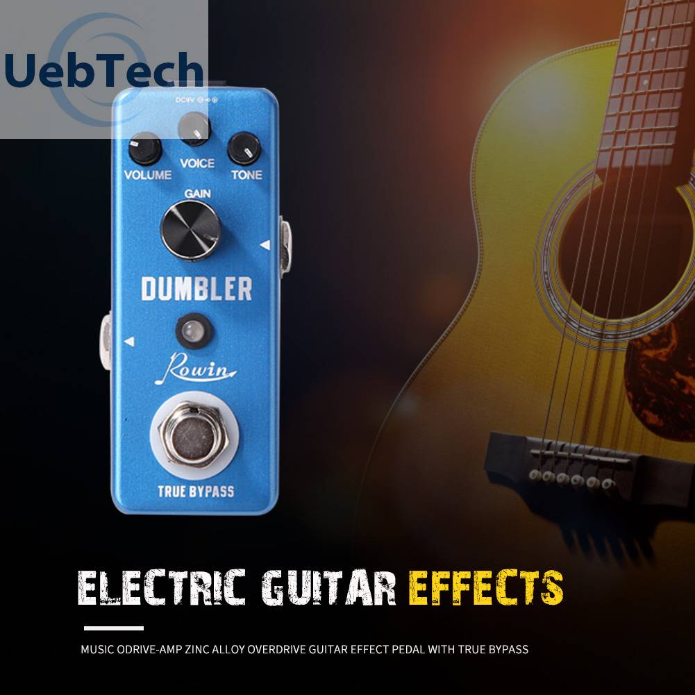 Pedal Tạo Hiệu Ứng Âm Thanh Cho Đàn Guitar Rowin