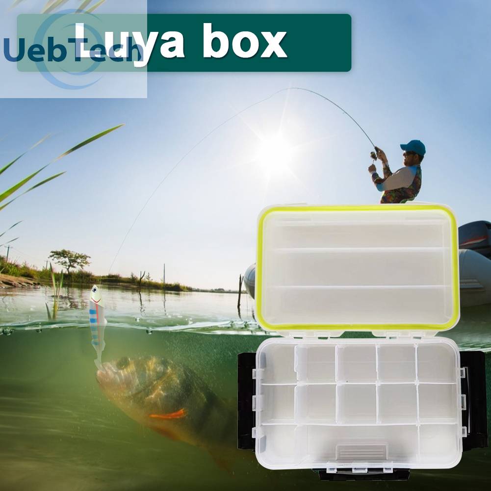 Hộp Đựng Mồi Câu Cá Trong Suốt Chia Ngăn Tiện Dụng