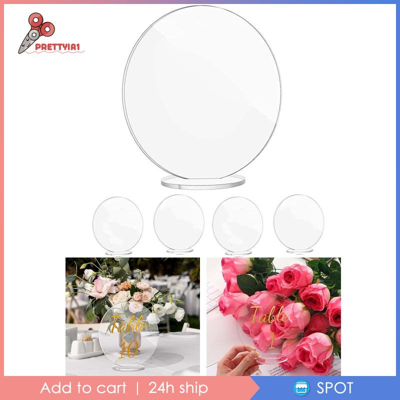 Bộ 5 Thẻ Số Để Bàn Trang Trí Tiệc Cưới