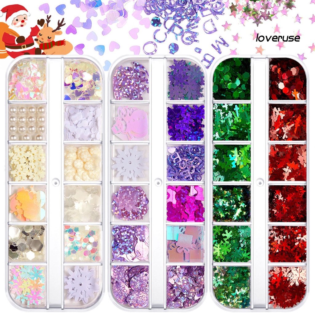 1 Hộp Sequin Siêu Mỏng Nhiều Màu Sắc Tươi Sáng Dễ Sử Dụng Trang Trí Móng Tay Charms