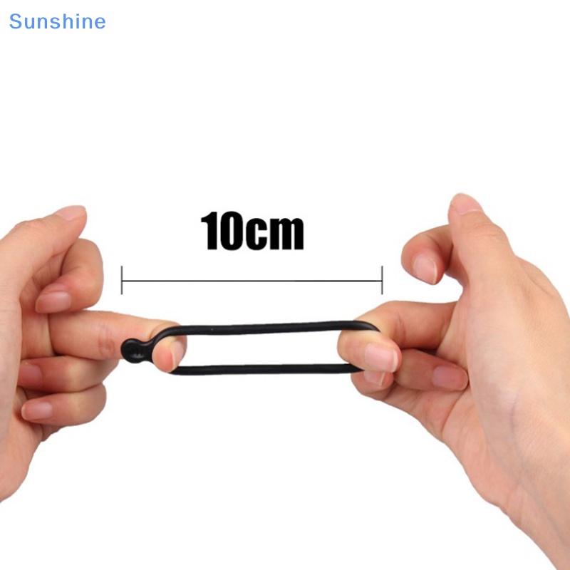 Set 10 Vòng Cao Su Silicon Gắn Đèn Pha Xe Đạp Leo Núi