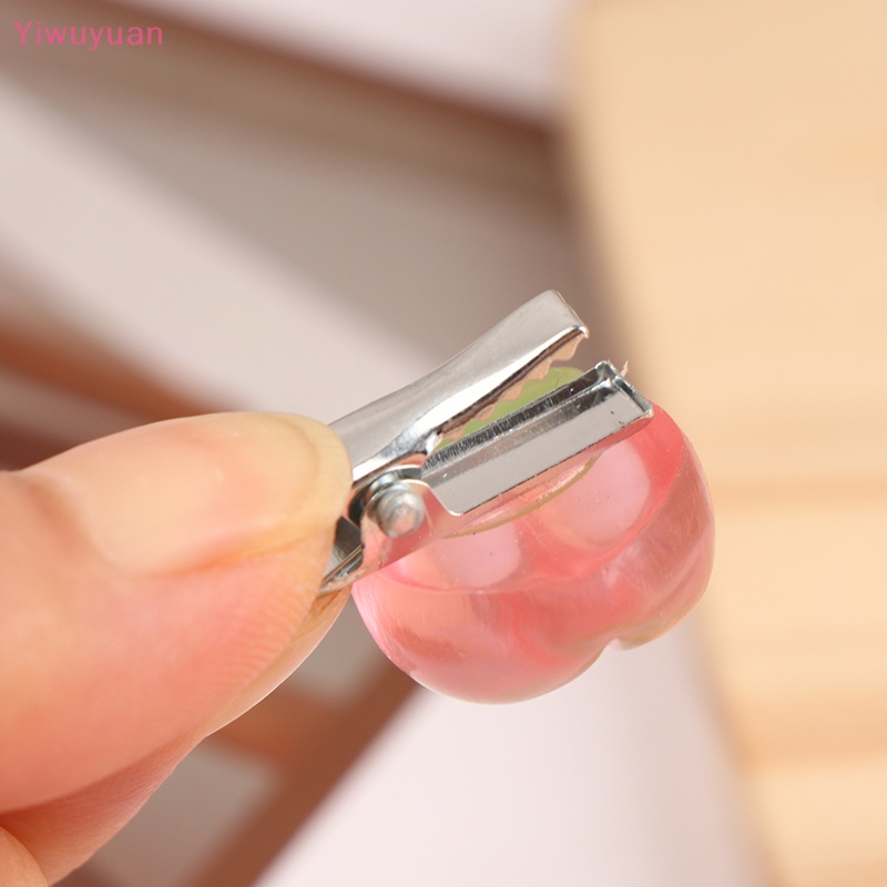 Bộ 5 Kẹp Tóc Hình Nơ Hoa Hồng / Đào Dễ Thương Cho Nữ