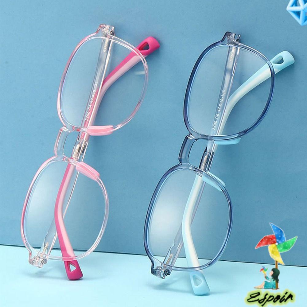 Mắt Kính Chống Ánh Sáng Xanh TR90 Siêu Nhẹ Thoải Mái Thời Trang Bảo Vệ Mắt Cho Bé Trai Và Gái