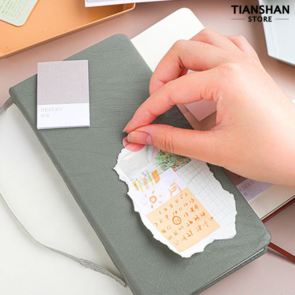 Set 80 Giấy Ghi Chú Đánh Dấu Trang Sách Di Động Đáng Yêu Có Thể Tháo Gỡ Trang Trí Trường Học
