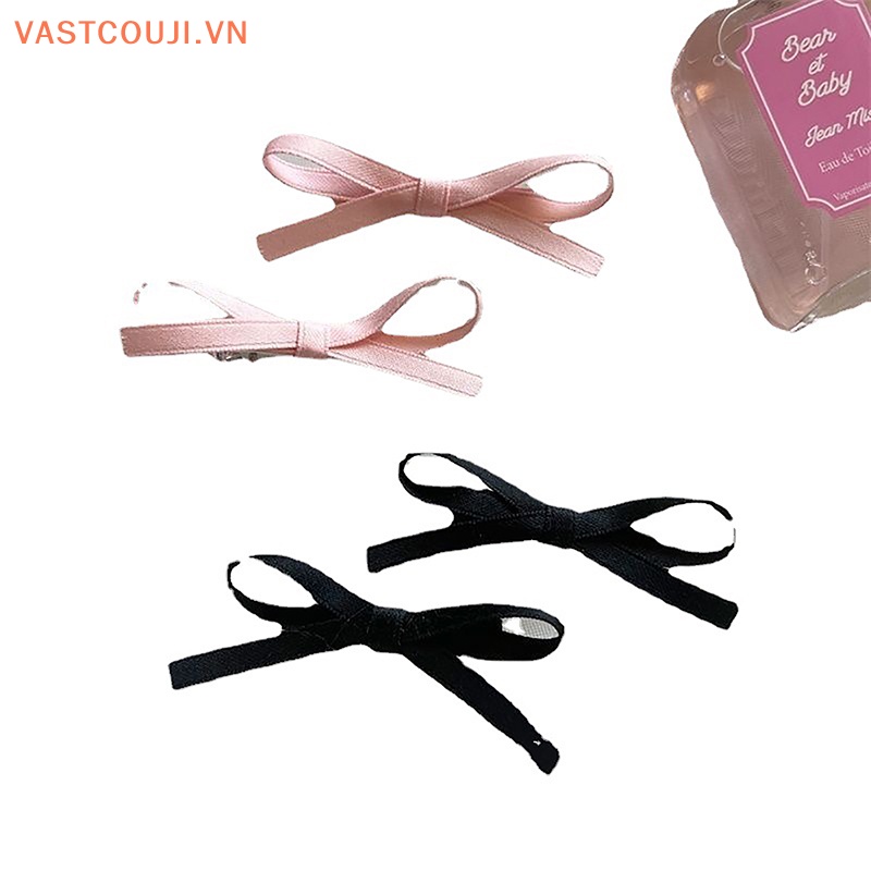 Kẹp Tóc Nơ Viền Mềm Phong Cách Hàn Nhật VASTJI 2023
