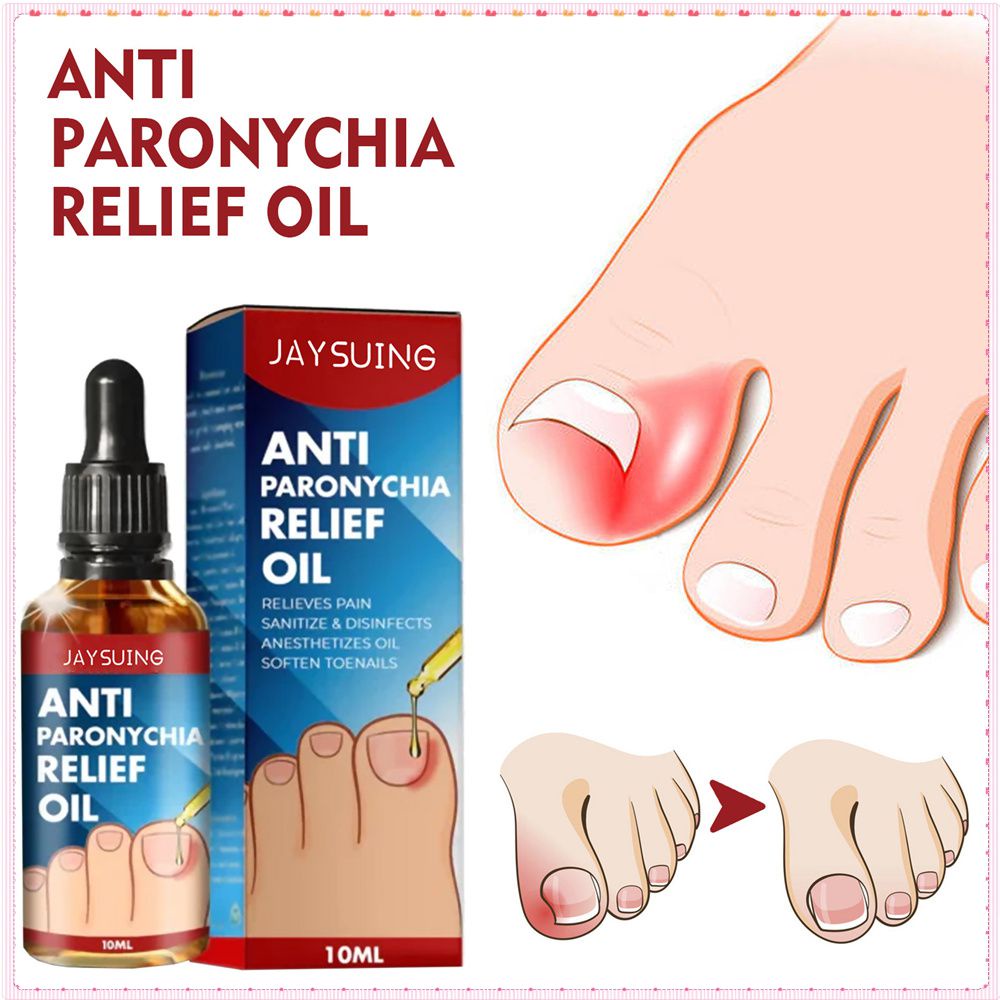 Jaysuing Chống Paronychia Dầu Cứu Trợ Sửa Chữa Nhúng Làm Dày Móng Màu Xám Giảm Đau Mương Dầu Chăm Sóc Làm Dịu Sản Phẩm Chăm Sóc Cơ Thể 10Ml TOGO