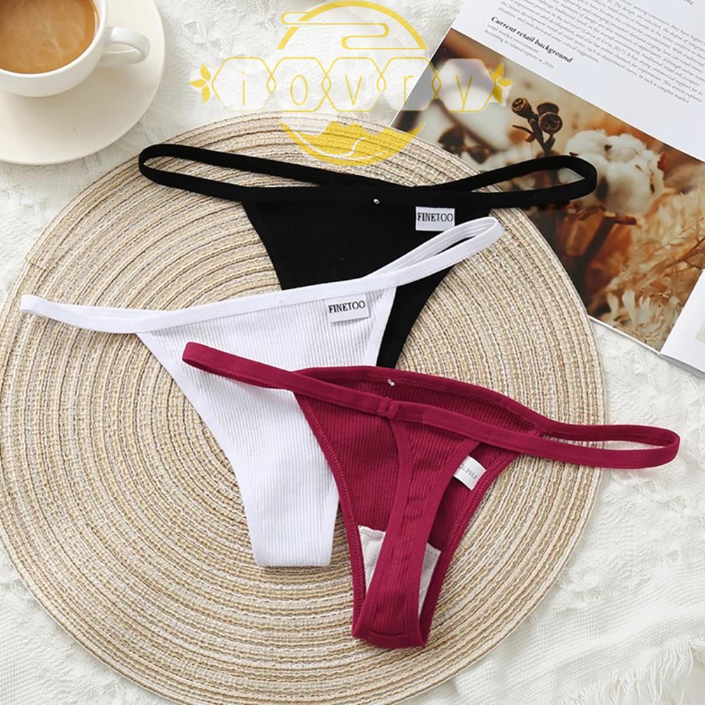 IVORY Quần Lót Lưng Thấp Dáng Chữ T Thoáng Khí Gợi Cảm Cho Nữ