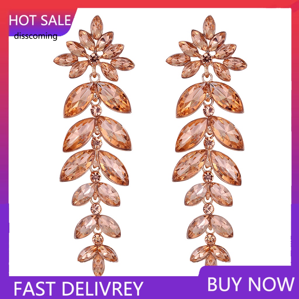 Đầm Nữ Kiểu Dáng Dễ Thương Xinh Xắn Hợp Thời Trang| Bông Tai Dáng Dài Hình Chiếc Lá Màu Đỏ Thời Trang Cho Nữ