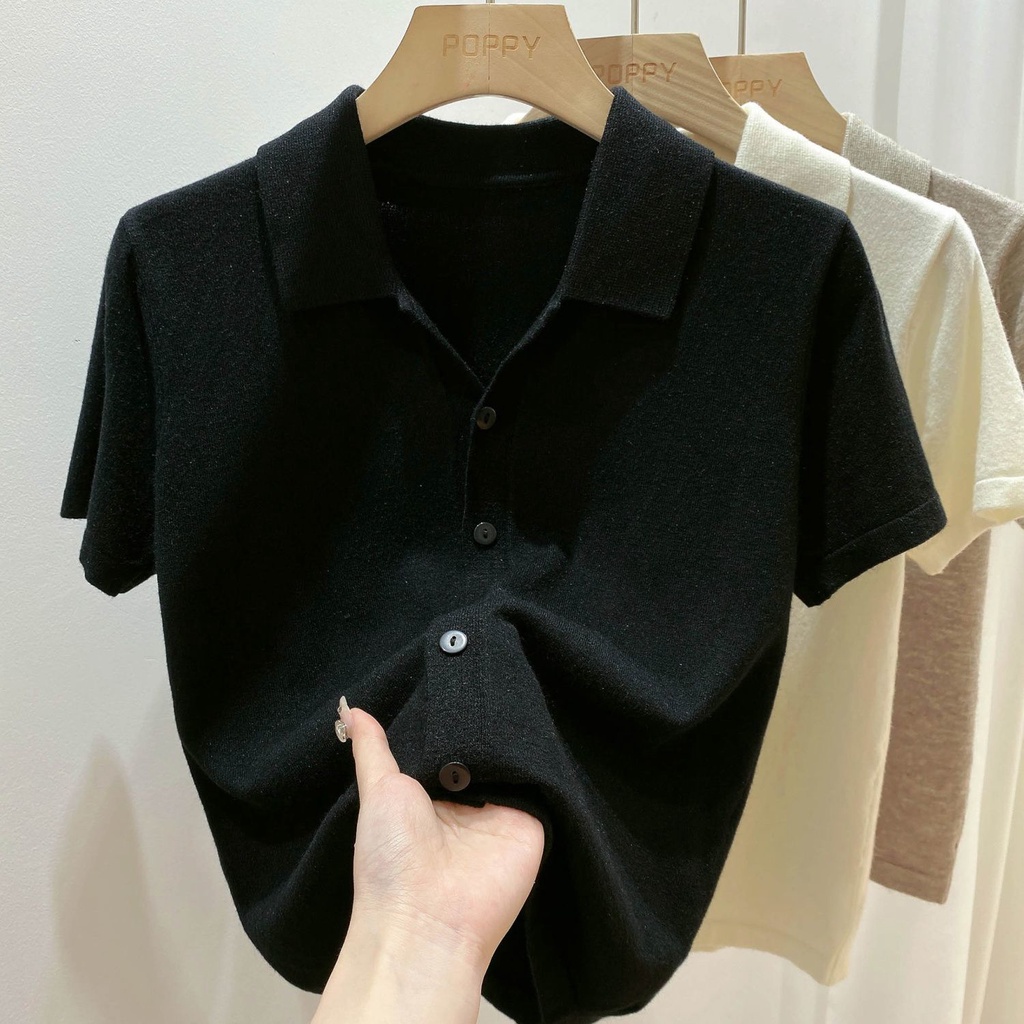 Áo cardigan Dệt Kim Tay Lửng Mềm Mại Thời Trang Xuân Hè 2023 Cho Nữ