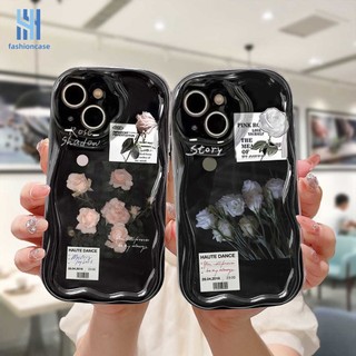 Ốp Điện Thoại Viền Cong Hình Hoa Hồng 3D Cho Samsung A13 A14 A22 A23 A04 A04S A52 A51 A24 A12 A03 A03S A50 A02S A20 A32 A50S A30S A52S A30 M12 M22 M32 A125 A13 Lie A14 LTE A037F F12 M04 M10S M02S A025 A205 A305 F02S