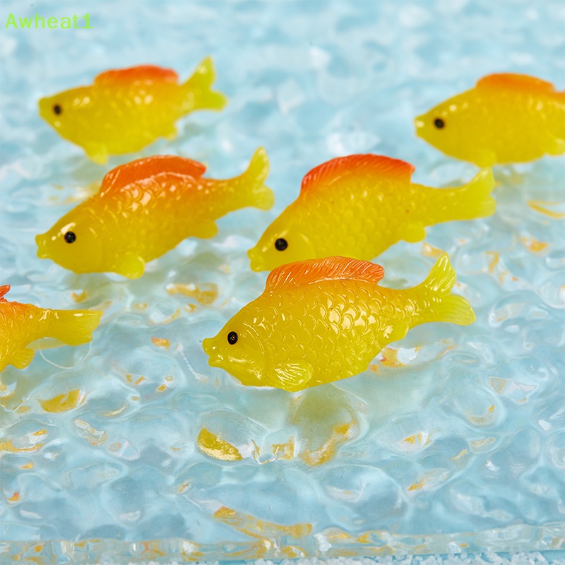 1 Mô Hình Cá Hoa Sen Mini Bằng Resin Trang Trí Bể Cá Đẹp Mắt Mới