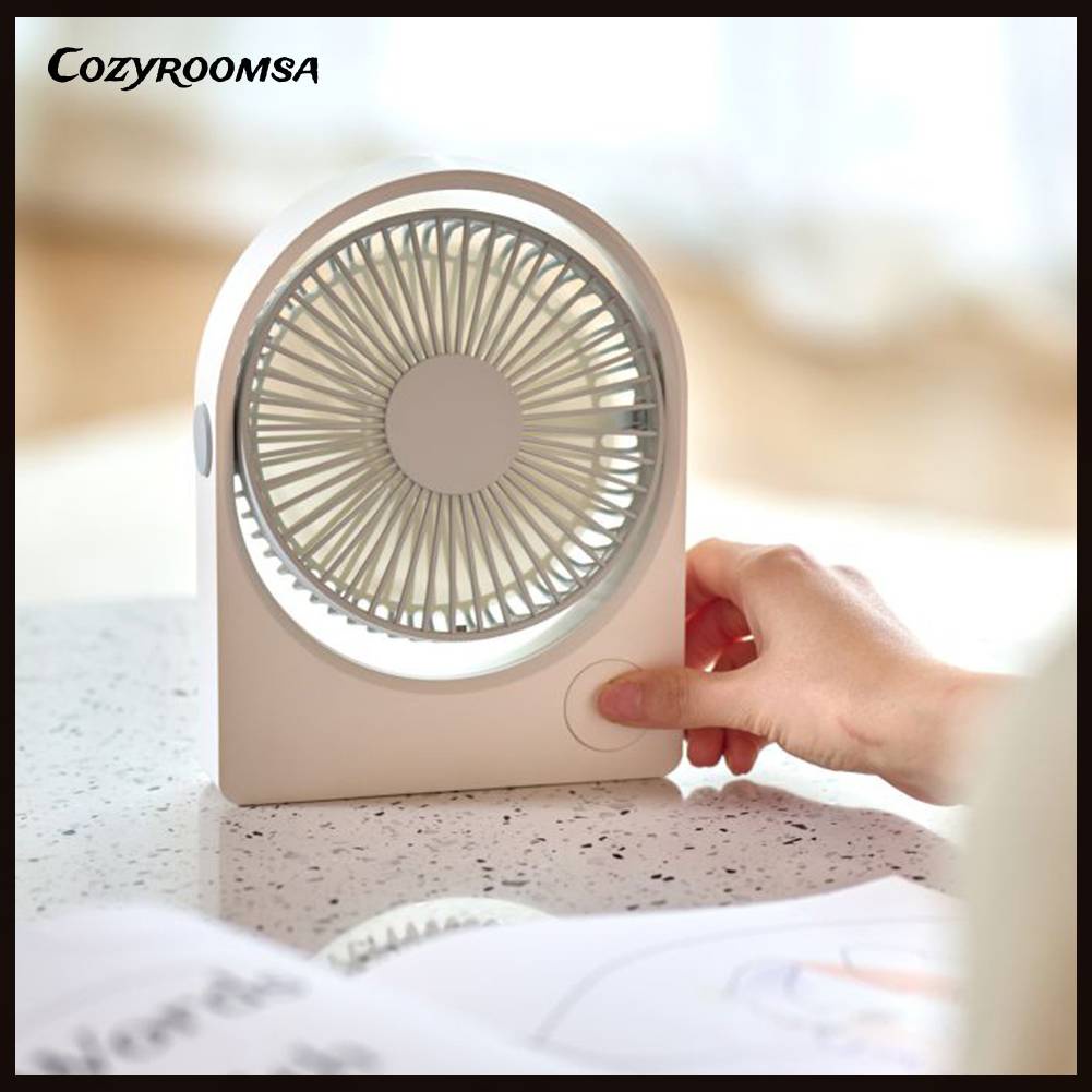 Quạt Để Bàn 2000mAh Có Thể Sạc Lại 9 Tiếng Tiện Dụng