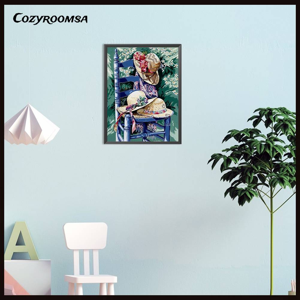 Tranh Đính Đá Kim Cương Toàn Bộ 5D DIY Hình Vẽ Nón