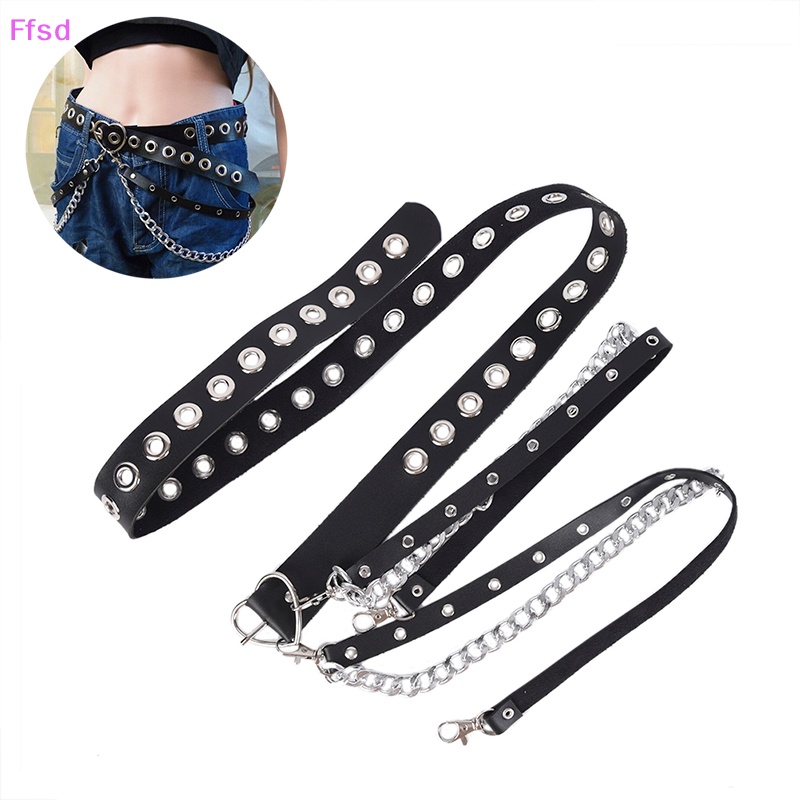 Đai Nịt Đùi Bằng Da Hình Trái Tim Phong Cách Punk